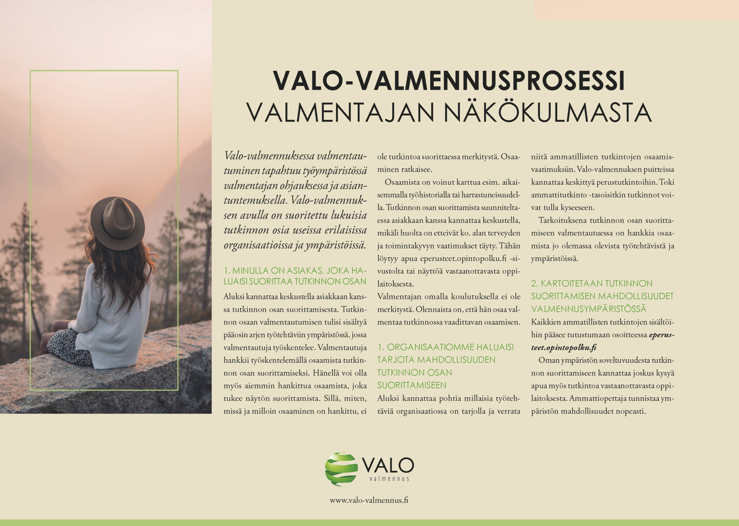 Valo valmennus